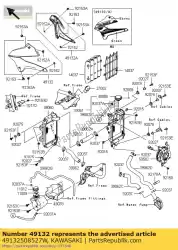 Aquí puede pedir motor de cubierta, lh, ébano + g de Kawasaki , con el número de pieza 49132508527W: