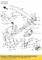 110550020, Kawasaki, staffa, abs zr750m7f kawasaki z 750 1000 2007 2008 2009 2010 2011 2012, Nuovo