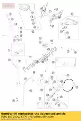 Ici, vous pouvez commander le contrôleur f. Instruments auprès de KTM , avec le numéro de pièce 69011071000: