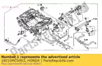 16010MCS003, Honda, zestaw uszczelek honda st 1300 2002 2003 2004 2006 2007 2008 2009 2010, Nowy