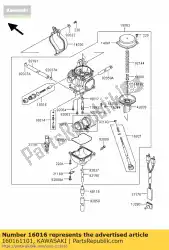 Aquí puede pedir émbolo klf300-b9 de Kawasaki , con el número de pieza 160161101: