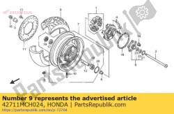 Aquí puede pedir no hay descripción disponible en este momento de Honda , con el número de pieza 42711MCH024: