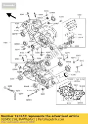 Here you can order the bearing-ball kx125-k1 from Kawasaki, with part number 920451298: