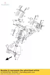 suzuki 5135542F00 rondella - Il fondo