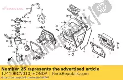 Ici, vous pouvez commander le résonateur auprès de Honda , avec le numéro de pièce 17410KCN010: