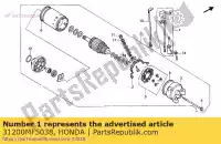 31200MF5038, Honda, Motorino di avviamento honda xl 600 1990 1991 1992 1994 1995 1996, Nuovo