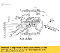 244446, Piaggio Group, spacer ape atd100001101, zapt10000 zapt10000, atd1t, atd2t 420 422 1997 1998 1999 2000 2001 2002 2003 2004, New