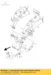 Here you can order the pipe comp,exhau from Suzuki, with part number 1415006G00: