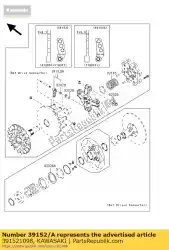 Here you can order the weight-ramp,4700-7700 kvf360-a from Kawasaki, with part number 391521098: