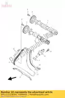 5PS122520000, Yamaha, damper, chain 2 yamaha tdm 900 2002 2003 2004 2005 2006 2007 2008 2009 2010, New