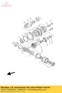 yamaha 26H175560000 juk, gewricht - Onderkant