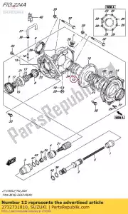 suzuki 2732731810 shim set - Onderkant