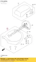 4510006J00V4Y, Suzuki, zetel assy suzuki vl1500bt intruder vl1500t vl1500b 1500 , Nieuw