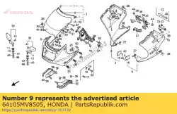 Tutaj możesz zamówić zestaw muli od Honda , z numerem części 64105MV8505: