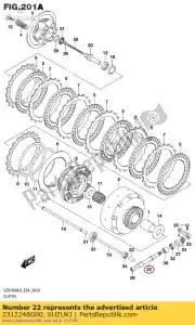 suzuki 2312248G00 wa?ek rozrz?du, sprz?g?o - Dół