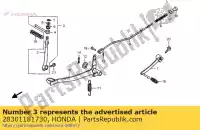 28301181730, Honda, arm, kickstarter honda xr  r xr70r 70 , Nieuw