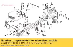 Honda 24700MT3000 changement de vitesse assy pédale - La partie au fond
