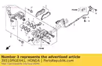 38510MGE641, Honda, sensor, rr. velocidade da roda honda vfr 1200 2010 2011 2012 2013, Novo