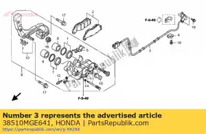 honda 38510MGE641 sensor, rr. wheel speed - Bottom side