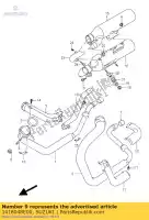 1418048E00, Suzuki, cobrir, exh., r, fr suzuki vz 800 1997 1998, Novo