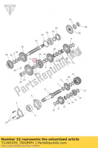 triumph T1180359 bush, plain, output, 1st - Bottom side