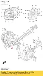 Tutaj możesz zamówić uszczelka sprz? G? A c od Suzuki , z numerem części 1148244H00: