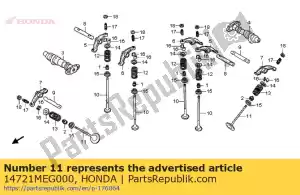 Honda 14721MEG000 valve, ex. - La partie au fond