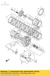 Here you can order the hub,clutch slee from Suzuki, with part number 2141018H00: