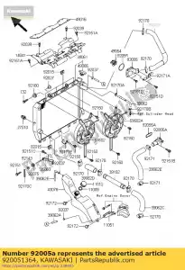 kawasaki 920051364 encaixe zx1200-a1 - Lado inferior