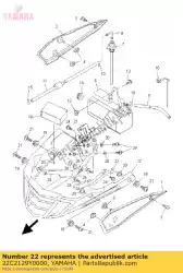 Aqui você pode pedir o suporte em Yamaha , com o número da peça 22C2129Y0000: