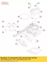 Tutaj możesz zamówić cylinder 125 2002 od KTM , z numerem części 50330005300: