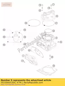 ktm 50330005300 cylinder 125 2002 - Dół