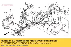 Honda 81171MT3003 cylinder assy. a, bag loc - Bottom side