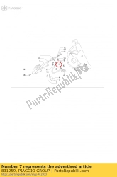 Aprilia 831259, Bocchettone, OEM: Aprilia 831259