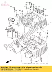 Aquí puede pedir sello de aceite (5y1) de Yamaha , con el número de pieza 931021126200: