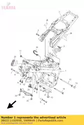 Qui puoi ordinare telaio comp. Da Yamaha , con numero parte 2B0211102000: