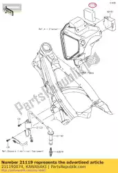 Here you can order the igniter klx450a8f from Kawasaki, with part number 211190074:
