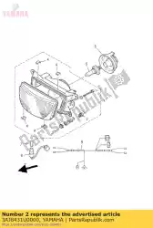 Aquí puede pedir poseedor de Yamaha , con el número de pieza 3AJ8431U0000: