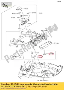 Kawasaki 391560802 podk?adka 45x18, t8 - Dół