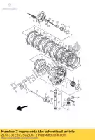 2144131E50, Suzuki, placa, embrague dr suzuki gsf gsr gsx r tl 600 750 1000 1200 1997 1998 1999 2000 2001 2002 2003 2004 2005 2006 2007 2008 2009 2010, Nuevo