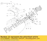 67227800R7, Piaggio Group, ochrona tylna     , Nowy