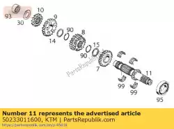 Tutaj możesz zamówić wa? G?ówny 13-t sx od KTM , z numerem części 50233011600:
