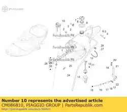 Tutaj możesz zamówić wska? Nik poziomu paliwa od Piaggio Group , z numerem części CM086810: