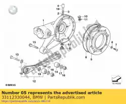 Here you can order the housing cover black abs from BMW, with part number 33112330044: