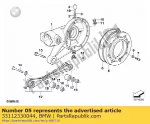 bmw 33112330044 housing cover black abs - Bottom side