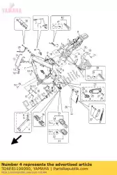 Aquí puede pedir conjunto de pedal de cambio de Yamaha , con el número de pieza 3D6E81100000: