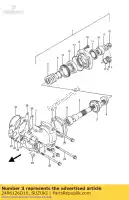 2496126D10, Suzuki, arbre, entraînement sec suzuki gsx 1100 1991 1992 1993 1994, Nouveau