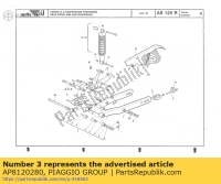 AP8120280, Aprilia, Joint torique 4087, Nouveau