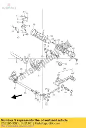Tutaj możesz zamówić krzywka, d? Wignia zmiany biegów od Suzuki , z numerem części 2531006B03: