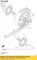 6299447H00, Suzuki, porca, rr choque ab suzuki  gsx r gsx s 600 750 1000 2009 2010 2011 2012 2014 2015 2016 2017 2018 2019, Novo